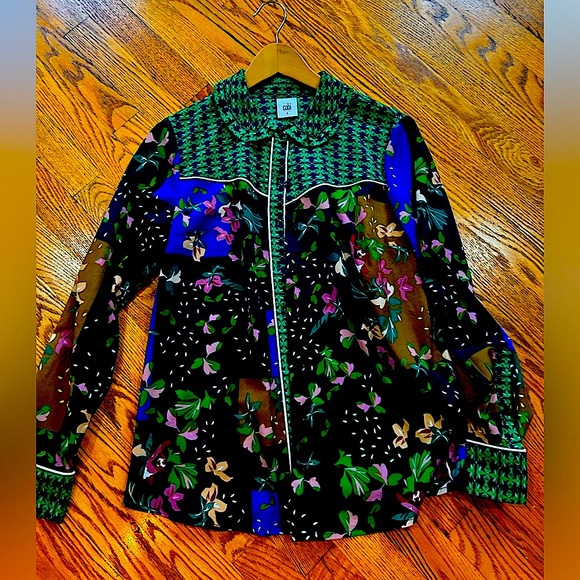 Cabi Western Inspired Blouse - Picture 2 of 9